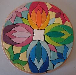Grimm's lara wooden mosaic puzzle