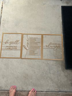 Bible verse metal wall art