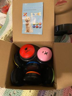 Dog talking buttons