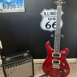 Harley Benton Deluxe Guitar And Fender Amp!!
