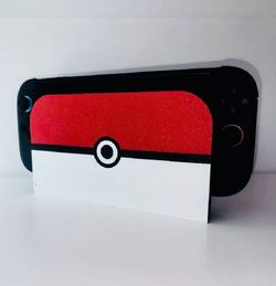 Pokeball Nintendo Switch 2 face plate 3D printed