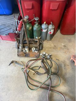 Mini torch sets with cart and accessories