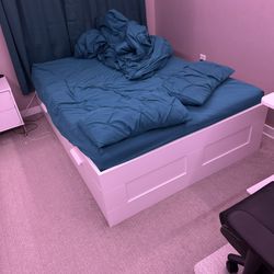 IKEA Brimnes Bed Frame With Storage