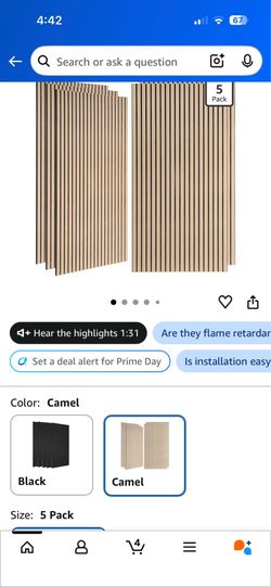 BUBOS 10 Pack Large Acoustic Panels,47.2" X 23.6" X 0.4" Acoustical Wall Panel, Self-Adhesive Sound Proof Foam Panels, Decorative Soundproof Wall Pane