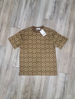 Coach large brown shirt