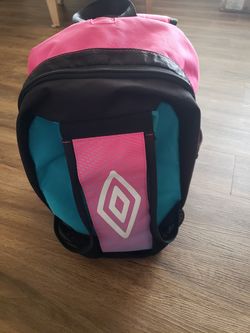 Umbro backpack with ball carrier