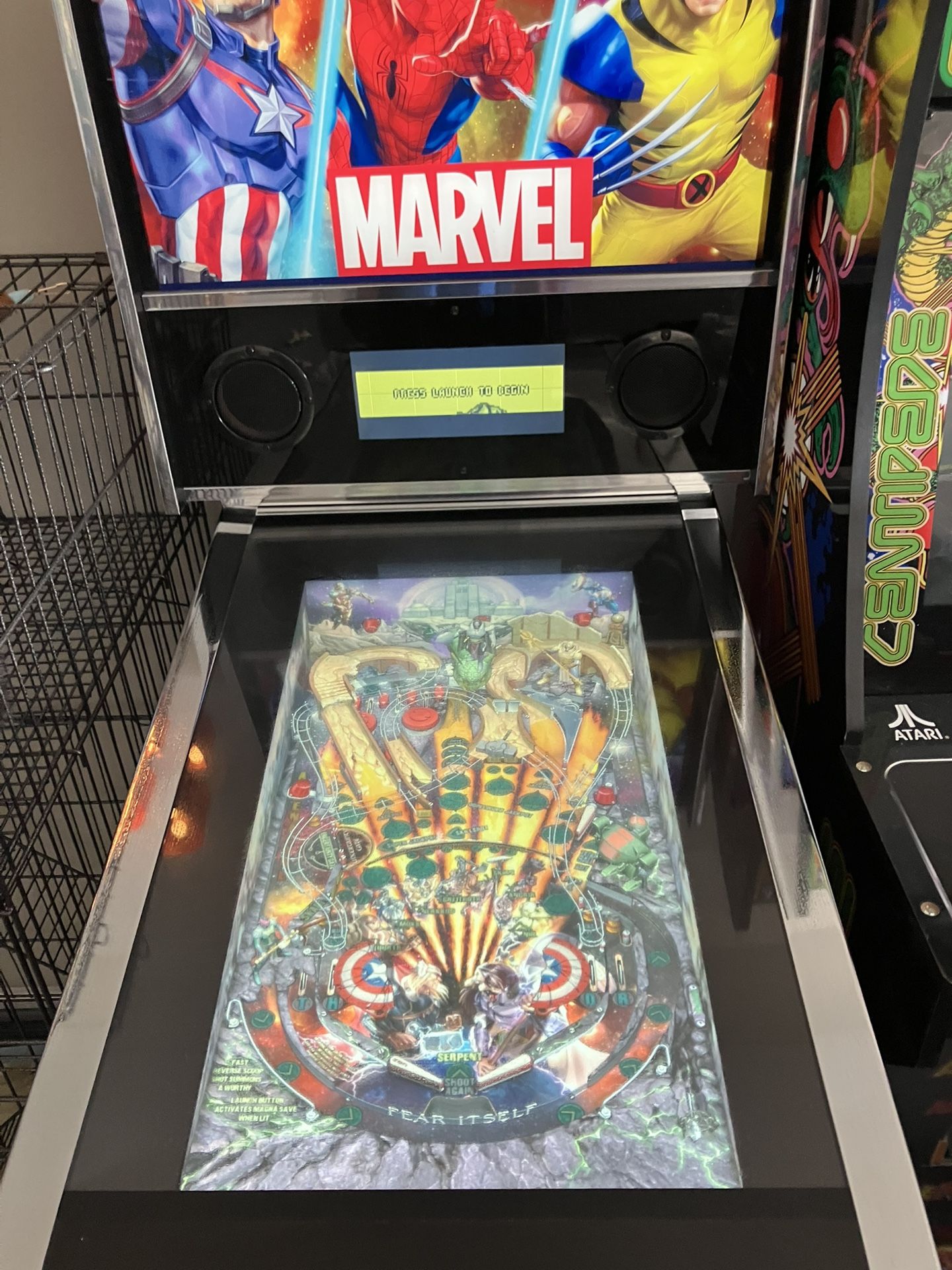 Arcade 1up Marvel Pinball Machine