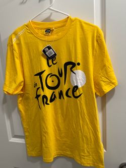 Le Tour de France graphic yellow T-shirt size medium-NWT