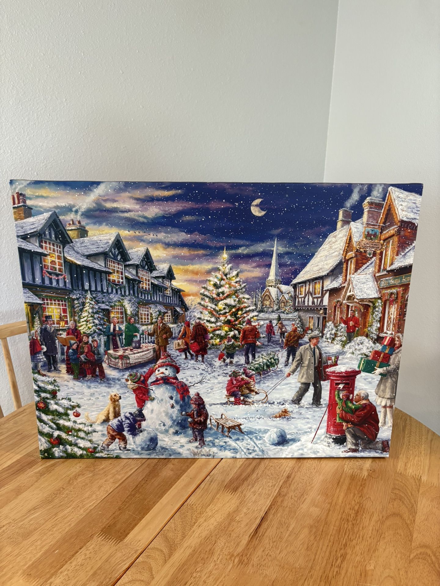 Kirkland’s LED Christmas Canvas Art
