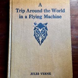 1887 Copyright A Trip Around The World In A Flying Machine By Jules Verne 