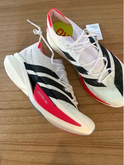 adidas Adizero Prime X3 Men's 10.5 Cloud White/Lucis Red NWT