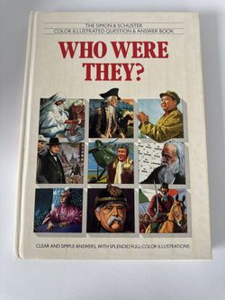 Who were they? World history book