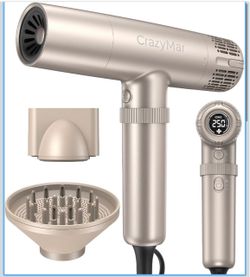 Ionic Hair Dryer with Diffuser, 8X Fast Drying Salon Blow Dryer