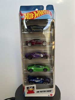 Hot Wheels Motor Show 5-Pack – Brand New | 2025
