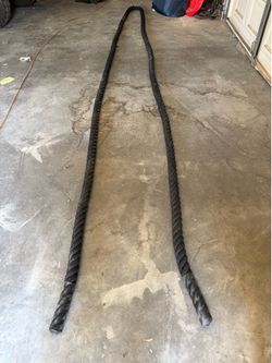 Gym black rope