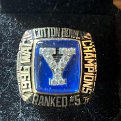 Brigham Young University BYU 1996-97 Cotton Bowl Championship Ring