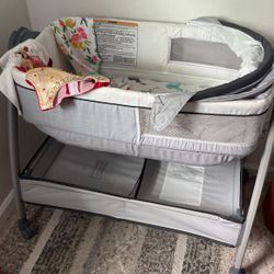 A Bassinet For Babies You Can Use It Also For Table Changing Diaper Two On One