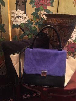 Copy of Ce’line of Paris ladies purse like new with suede flap