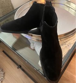 ALDO Black Suede Chelsea Boots