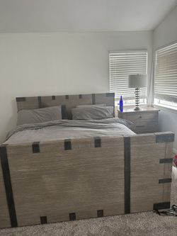 Restoration Hardware King Bed