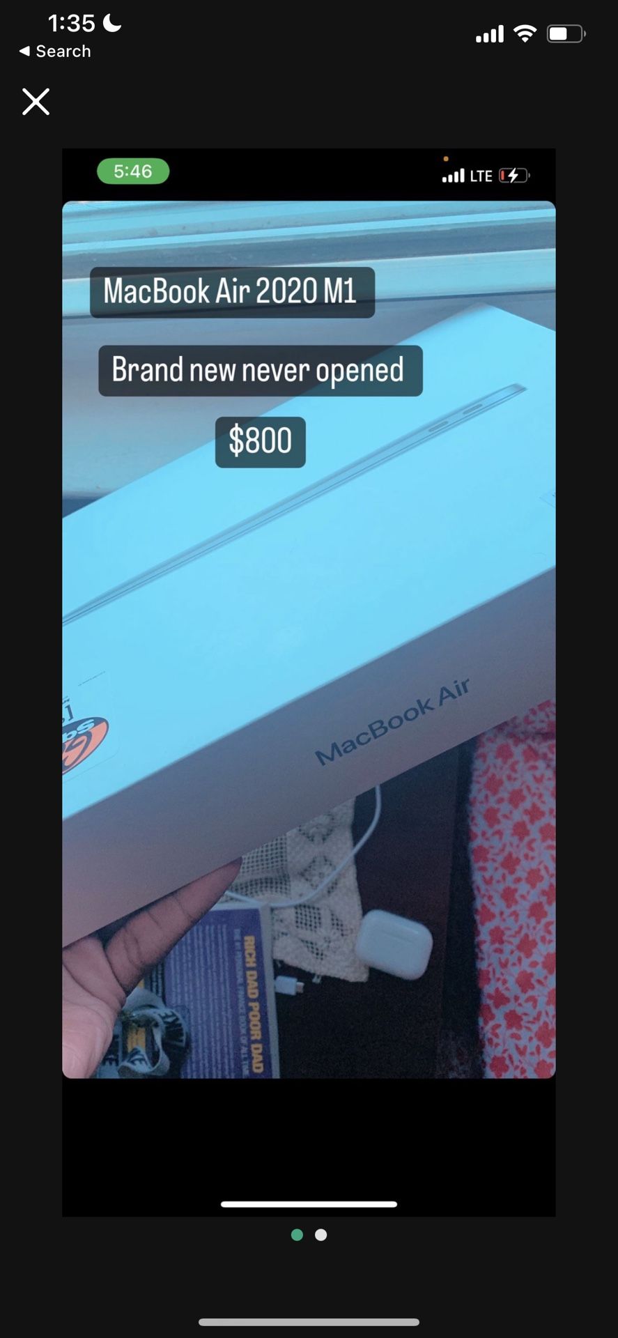 MacBook Air 13” 2020 M1