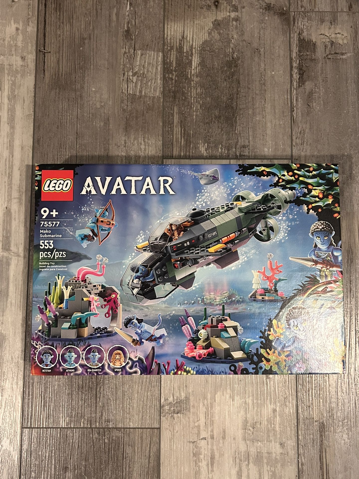 Lego 75577 Avatar Mako Submarine - New and Factory Sealed