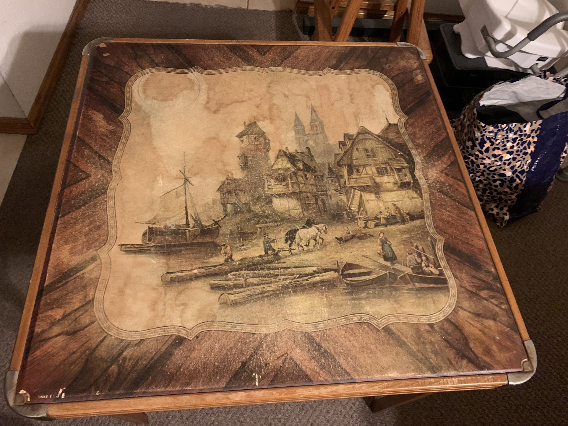 Antique 4 Leg Table