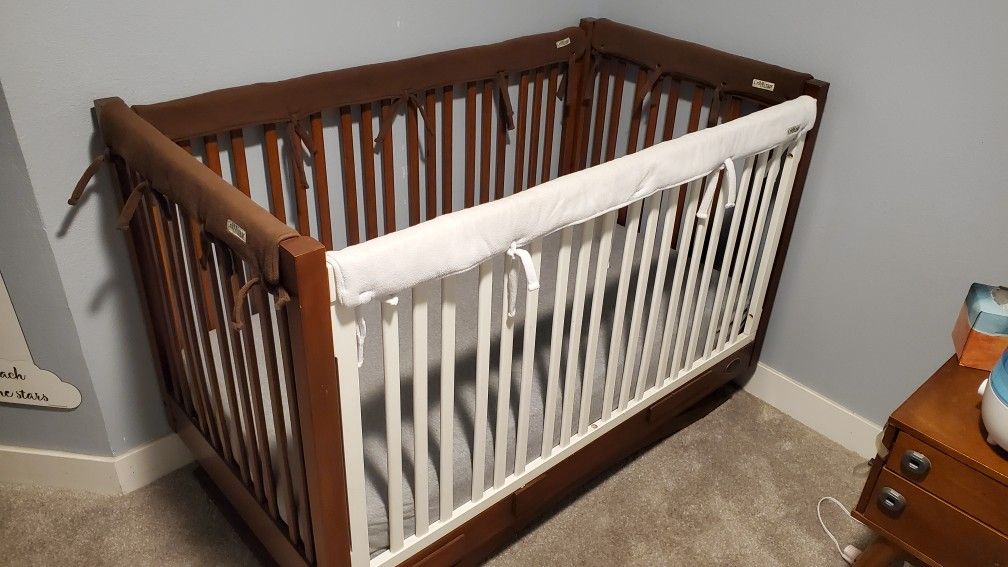 Crib, Dresser And Changing Table