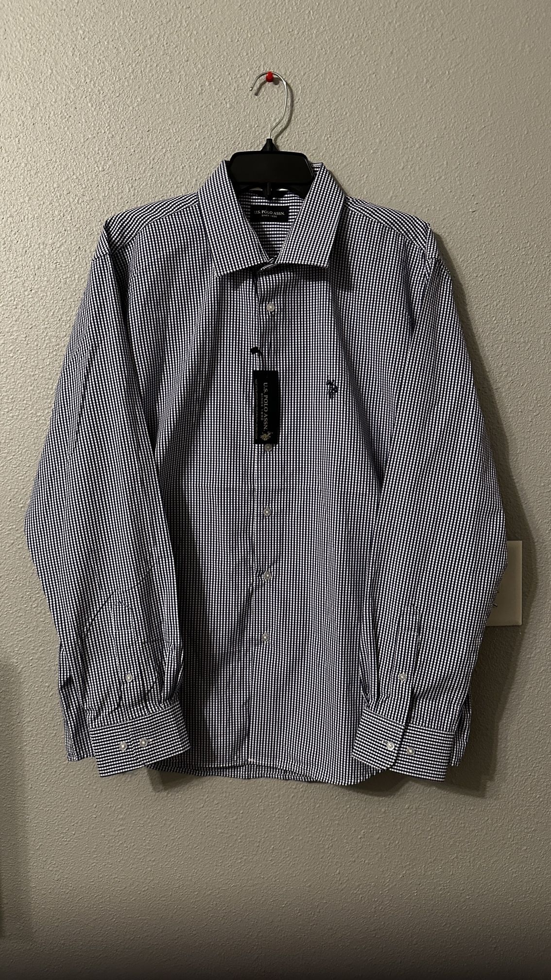 Plaid U.S. Polo Assn. Collared Shirt