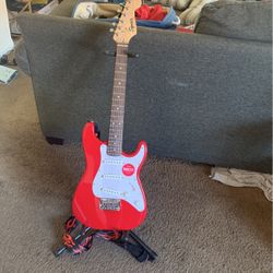 Red Electric Guitar