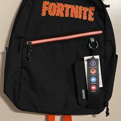 Fortnite Black Backpack With Padded Sleeve For Laptop 