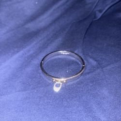 Coach Charm Silver  Hinge Bangle Bracelet  used
