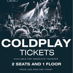 Coldplay Tickets