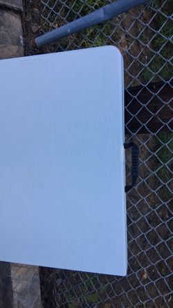 Fold in half with handle yard sale tables