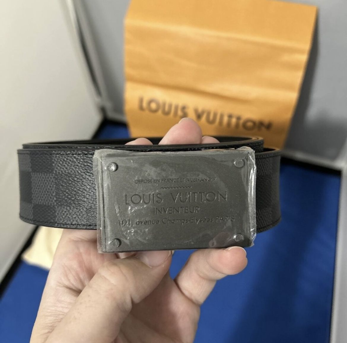 Louis Vuitton Belt Neo Inventeur Reversible 32 Inch