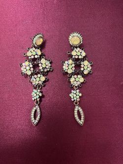 Stunning Multicolor Opal Earrings