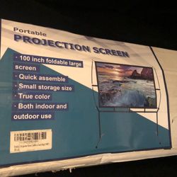 Portable Projection Screen 100”