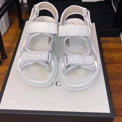 Gucci Leather & Mesh Sandal