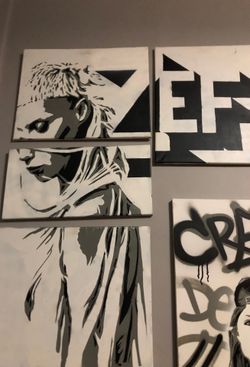 Original artwork on canvas. Die antward