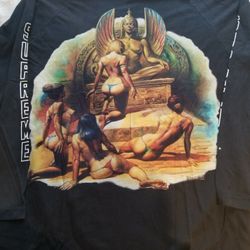 Supreme Boris Slave Raglan Black M Medium L/s Longsleeve