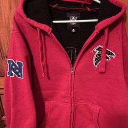 ATLANTA FALCONS FLEECE LINED HEAVYWEIGHT HOODIE