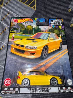 Hot Wheels Premium BOULEVARD series #69 `98 SUBARU IMPREZA 22B-STi VERSION