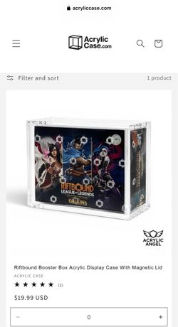 Rift Bound Booster Box Acrylic Case