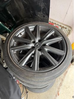 Lexus Fsport stock rims