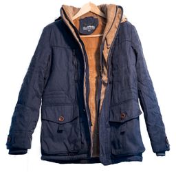 Multi Pockets Hooded Winter Jacket