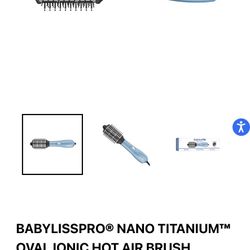 BABYLISSPRO® NANO TITANIUM™ OVAL IONIC HOT AIR BRUSH