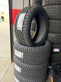 Lt33x12.50R22 royal black terra force A/T 10ply M+S available in stock we do finance