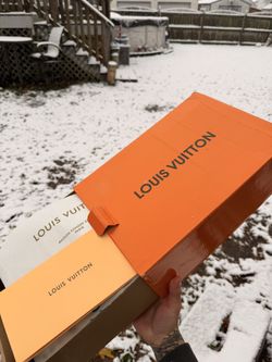 Grey & White Lv Sneakers 