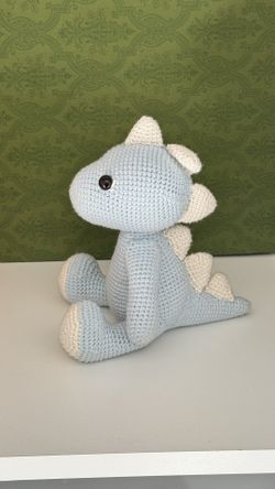 Crochet Blue Dino 