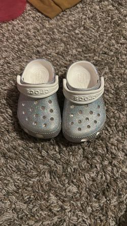 Glitter Crocs Size 6